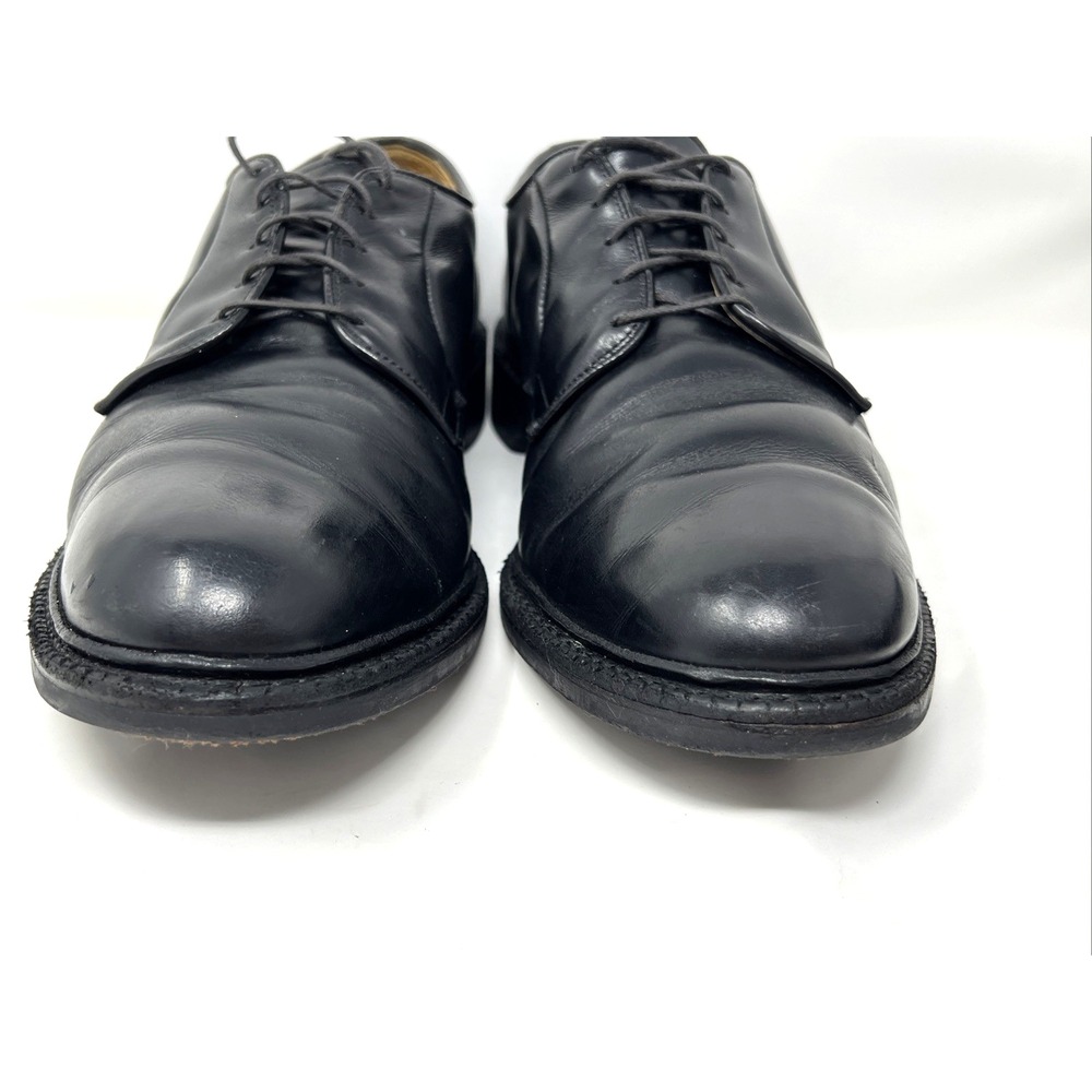 Allen Edmonds Warton Derby Oxford Black Leather Size 11 Dainite Soles - Picture 6 of 15